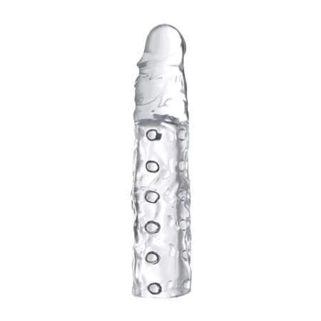 XR Brands Master Series Intimate Extension Sleeve 19 cm Transparent