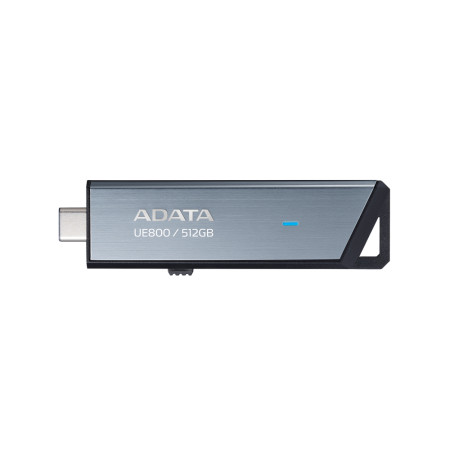 ADATA 512GB USB-C atmintinė UE800 sidabrinė