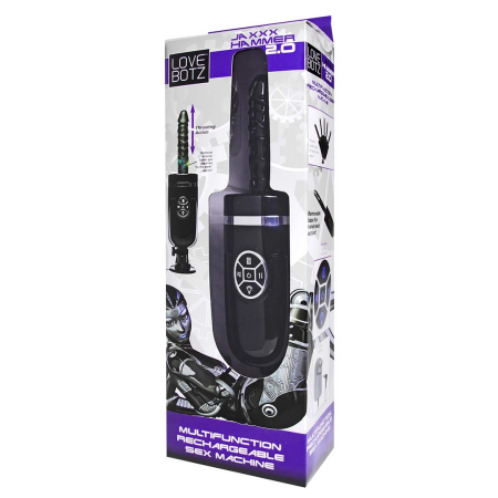 Love Botz Jaxxx Hammer 2.0 Intimate Thrusting System Black 17.5in