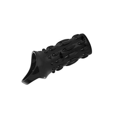 XR Brands Master Series Intimate Enhancement Sleeve Black TPR 4.5in