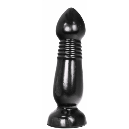 All Black Champagne-Shaped Intimate Plug 27.5 cm Black