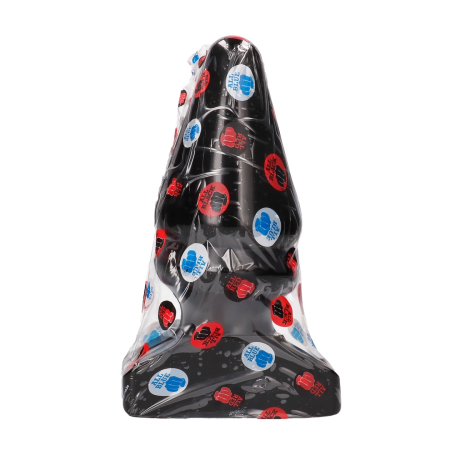 All Black AB13 Anal Plug 28.5 cm - Smooth Grooved Large Model