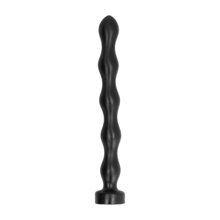 All Black Model 16 Intimate Wand - 41 cm, Flexible Surface Design