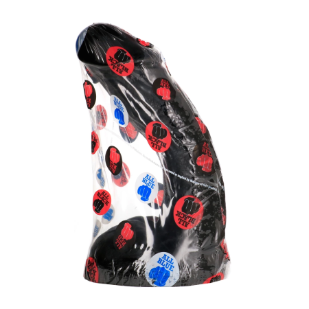 All Black 23 cm Model 6604 Anal Plug - Anatomical Design, Black