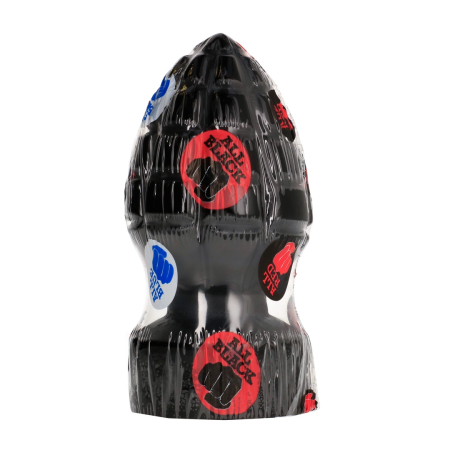 All Black Model 73 Anal Plug 14 cm - Hand Grenade Design, Black