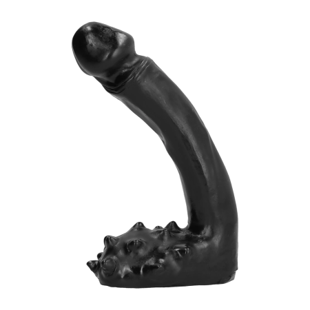 All Black 066 Intimate Stimulation Model - 19 cm, Black, Slim Design
