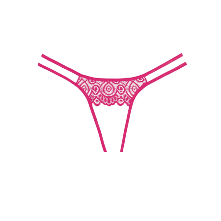 Lovestruck Galloon Lace Panty - One Size, Elegant Open-Back Design