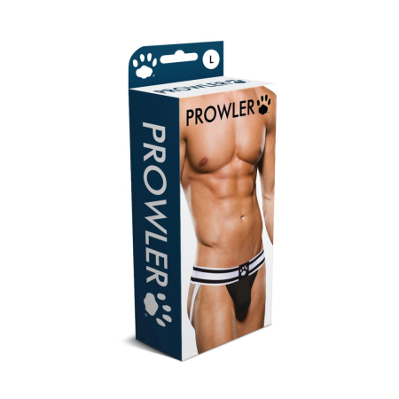 Prowler Jockstrap XL Black/White - Supportive Athletic Model