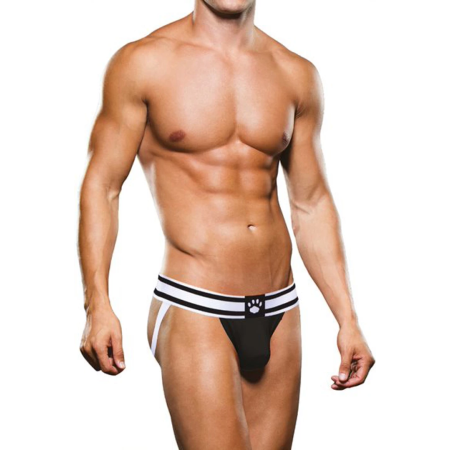 Prowler Jock Strap S Black/White - Supportive Athletic Underwear