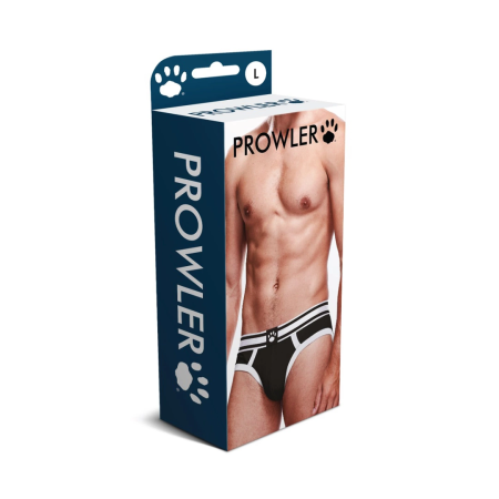 Prowler Brief S Black/White - Modern Two-Tone Underwear, Size S