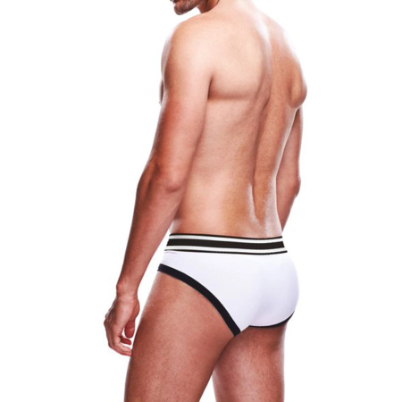 Prowler Brief M White/Black - Two-Tone Classic Waistband Underwear
