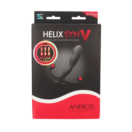 Aneros Helix Syn V Black - Vibrating Prostate Massager, Rechargeable