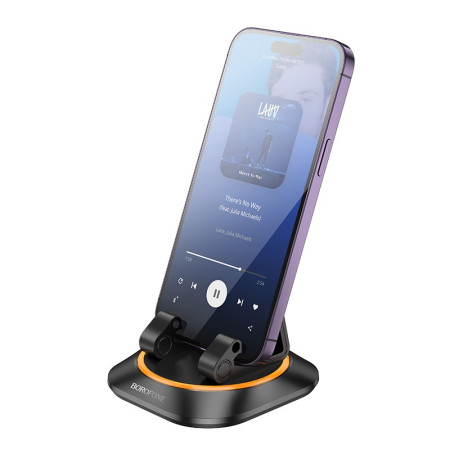 Automobilinis telefono laikiklis Borofone BH116 (priekinis skydelis) juodas