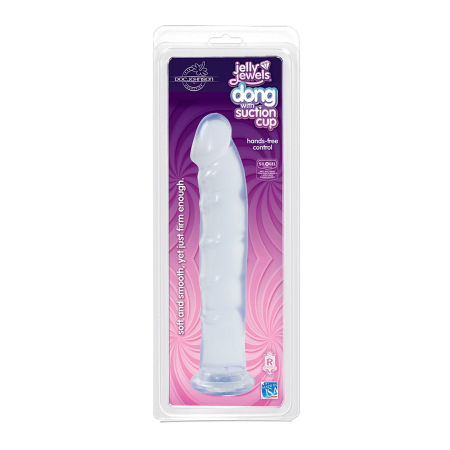 Doc Johnson Jelly Jewels 8" Intimate Model with Suction Cup, Ruby