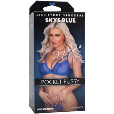 Doc Johnson Skye Blue ULTRASKYN Intimate Stroker Vanilla 17 cm