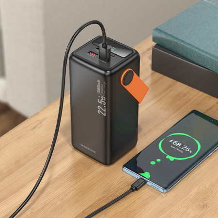 Išorinė baterija Borofone BJ66A 50000mAh juoda