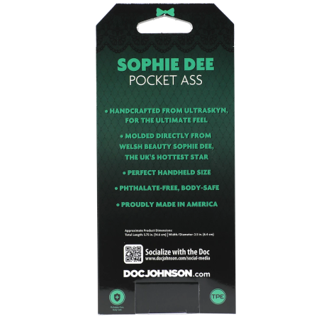 Doc Johnson Sophie Dee ULTRASKYN Pocket Model - Compact Anatomical Design