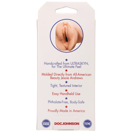 Doc Johnson Jessie Andrews ULTRASKYN Anatomical Intimate Device Beige