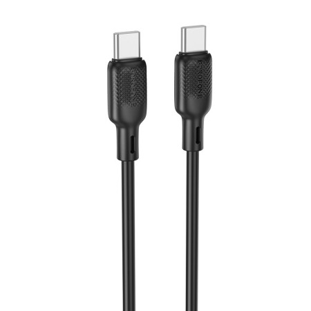 USB kabelis Borofone BX113 60W USB-C į USB-C 2.0m juodas