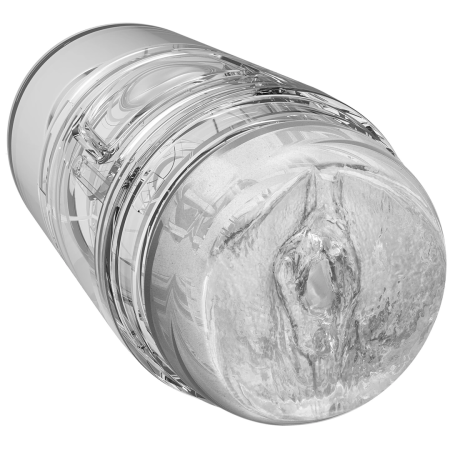 Doc Johnson Optix Pop-Off Clear Double-Ended Compact Intimate Device