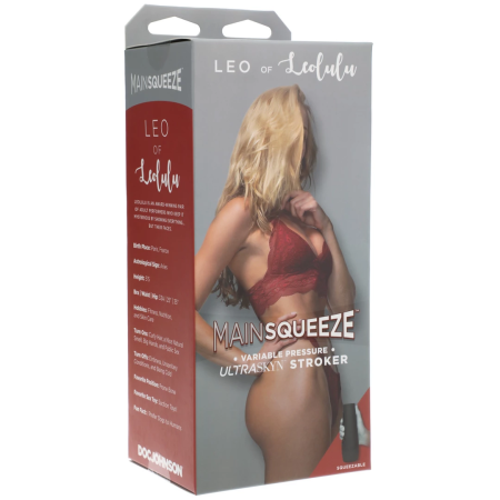 Doc Johnson Main Squeeze Leo ULTRASKYN Intimate Device Hard Case