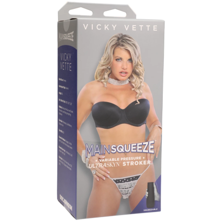 Doc Johnson Main Squeeze Vicky Vette ULTRASKYN Anatomical Stroker Case