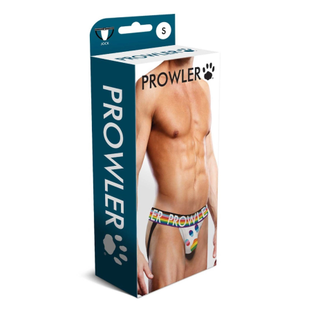 Prowler Oversized Paw Jockstrap S White - Statement Athletic Underwear