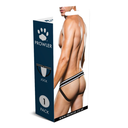 Prowler Jockstrap XS White/Black - Supportive Sport Model