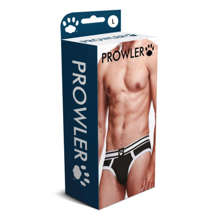 Prowler Brief XS Black/White - Two-Tone Soft Stretch Underwear