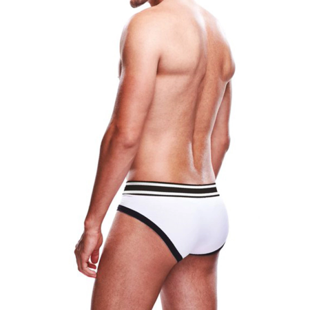 Prowler Brief XS White/Black - Two-Tone Modern Underwear