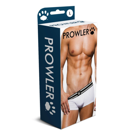 Prowler Trunk XS White/Black - Sporty Two-Tone Poly-Spandex Underwear