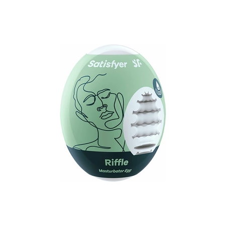 Satisfyer EGGCITED Riffle Intimate Egg - Hydro-Active TPE, One-Use, Flexible
