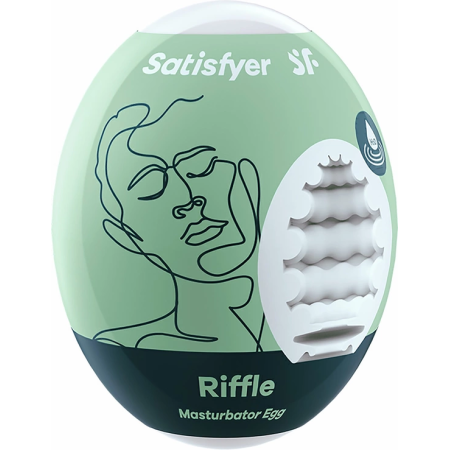 Satisfyer EGGCITED Riffle Intimate Egg - Hydro-Active TPE, One-Use, Flexible