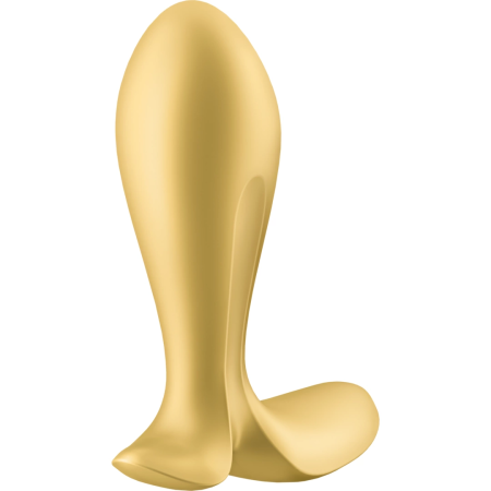 Satisfyer Intensity Plug Gold - Ergonomic Silicone Plug, App Control