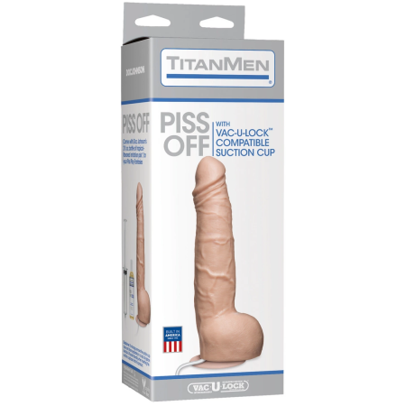 Doc Johnson Piss Off Squirting Model Vac-U-Lock 25cm Beige