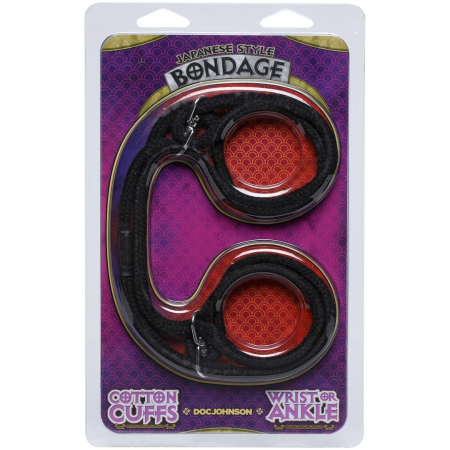 Sportsheets 100% Cotton Adjustable Wrist or Ankle Restraint Cuffs White