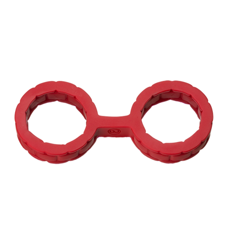 Doc Johnson Silicone Restraint Cuffs Flexible One-Piece Design Black