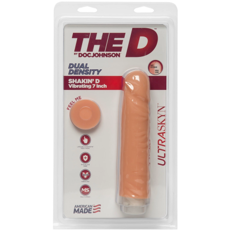 Doc Johnson The D Vibrating ULTRASKYN Model 18cm Flesh Tone