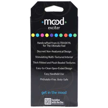 Doc Johnson Mood Exciter ULTRASKYN Dual-Textured Blue Model