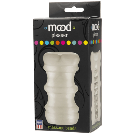 Doc Johnson Mood Pleaser Massage Beads Frost Intimate Sleeve 12cm