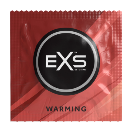 EXS Warming 144-Pack Latex Comfort Flared Lubricated Condoms