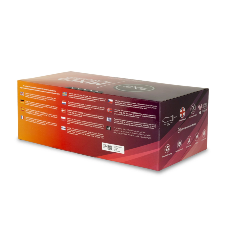EXS Mixed Flavors 144-Pack - Multi-Taste Latex Protection, Large Box