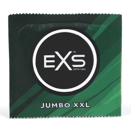 EXS Jumbo 144-Pack Large Size Latex Protection 69mm Silicone Lubricated