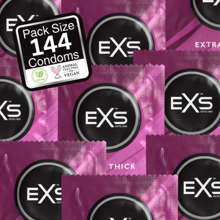 EXS Extra Thick 144 pcs - Durable Premium Latex Barrier System