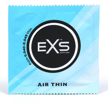 EXS Air Thin Ultra-Thin Latex Protection 144-Pack, 56mm, Odorless