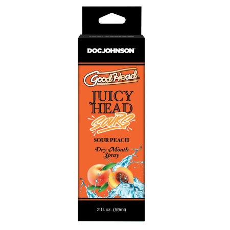 GoodHead Juicy Head Moisturizing Oral Spray Sour Peach 60ml Vegan