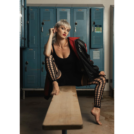 Kix'ies Thigh High Tights Model A Black - Footless, Non-Slip, Size A