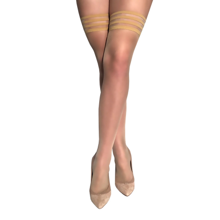 Kix'ies Jenny Thigh-High Tights C Nude - No-Slip, Chic Design