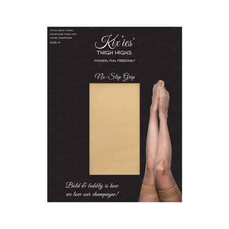 Kix'ies Jenny Thigh-High Tights Nude - No-Slip Design, Size A