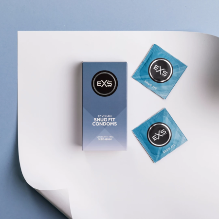 EXS Snug Fit 49mm - Secure Comfort Latex Barrier, 12-Pack